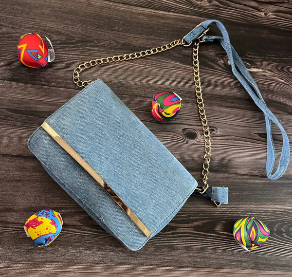 Denim purse
